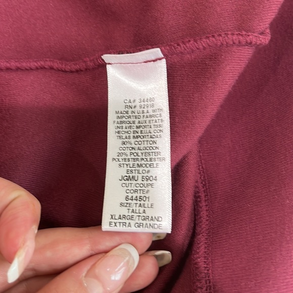 Burgundy wine longline juicy jacket special version front ruching XL - Picture 5 of 7